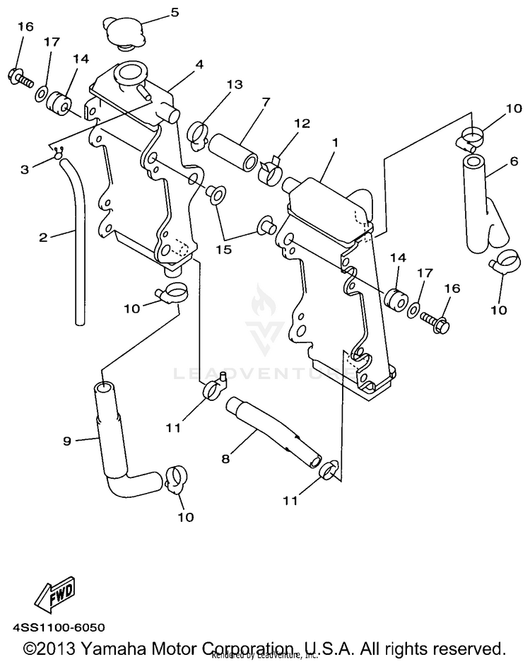 Radiator Hose Schematic