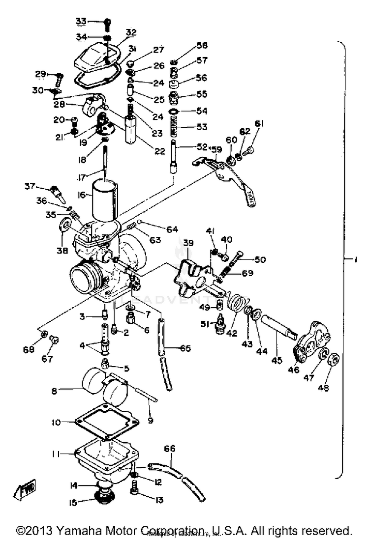 Carburetor - Canada Only Schematic