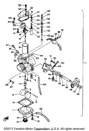Carburetor - Canada Only Schematic