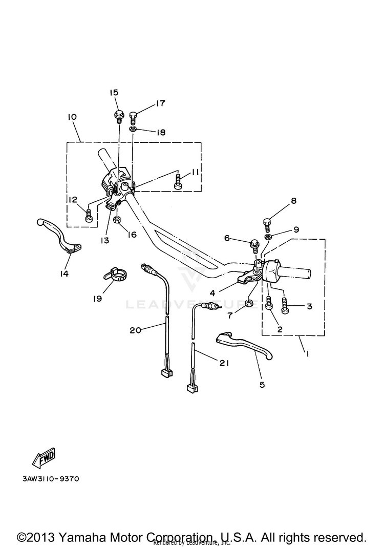 Handle Switch Lever Schematic