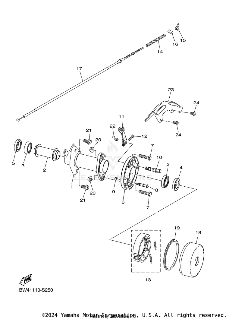 Rear Brake Schematic