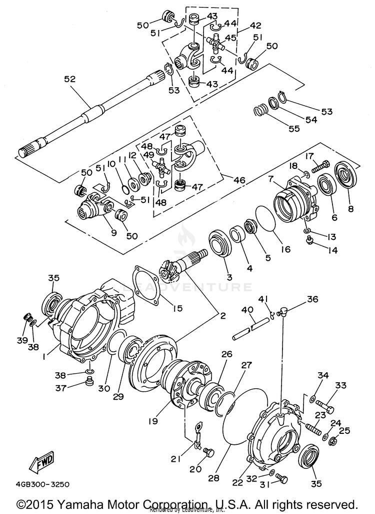 Front Differential Schematic