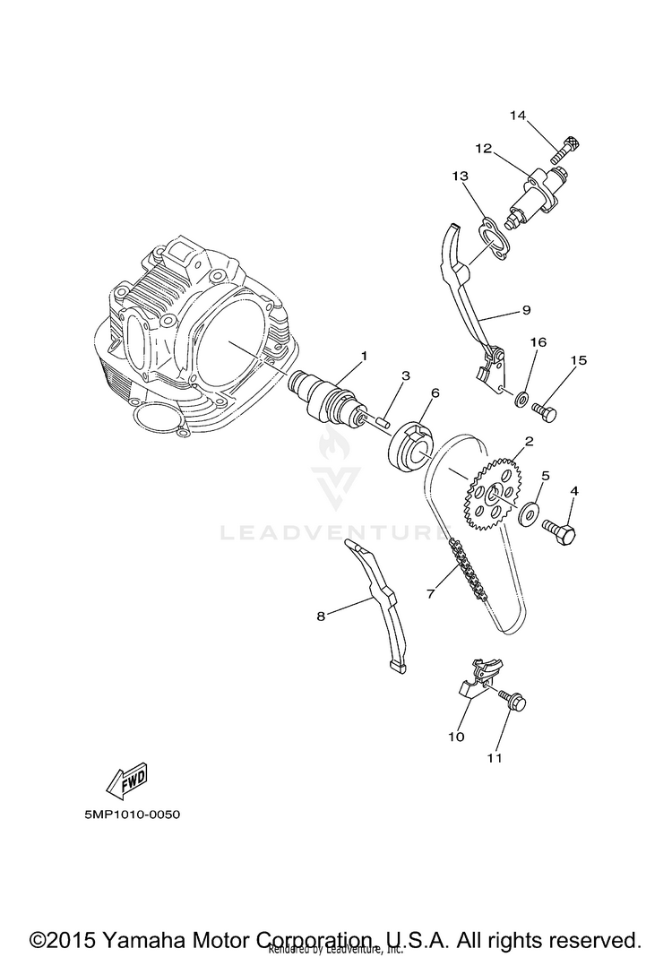 Camshaft Chain Schematic