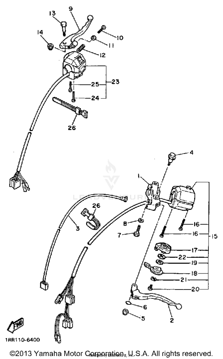 Handle Switch Lever Schematic