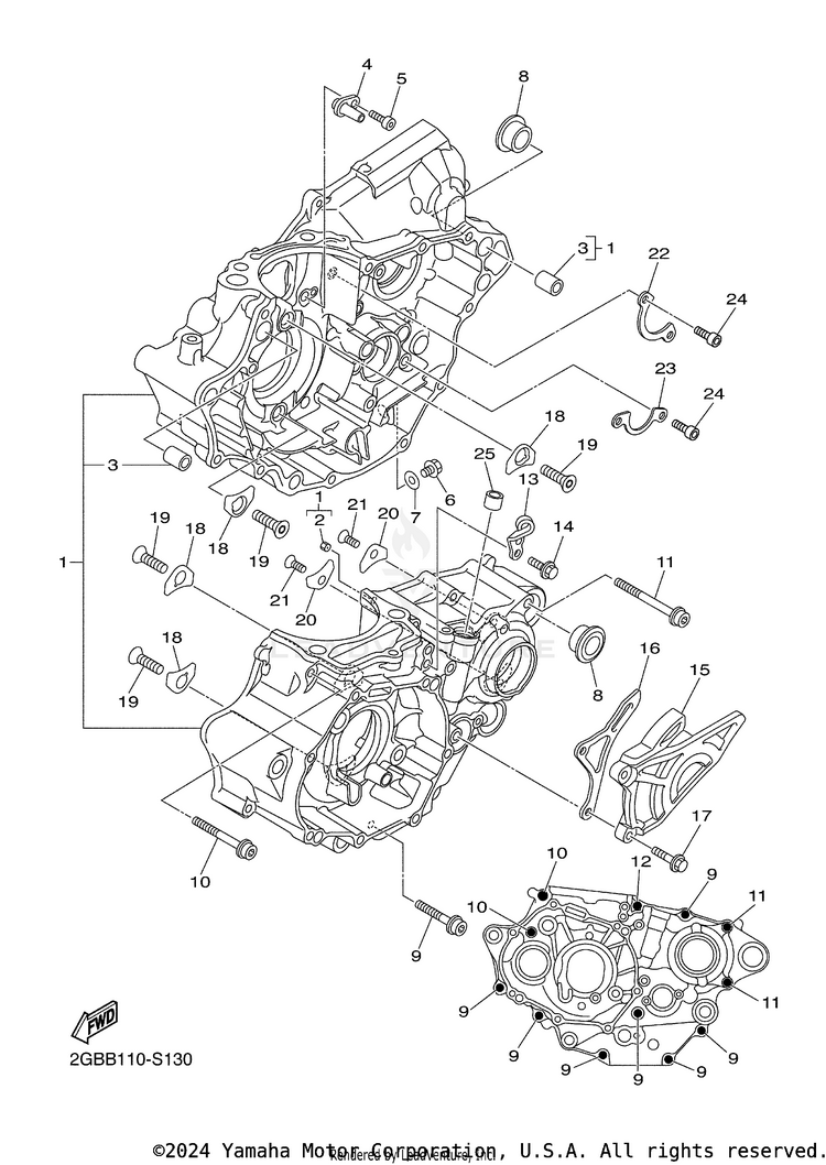 Crankcase Schematic