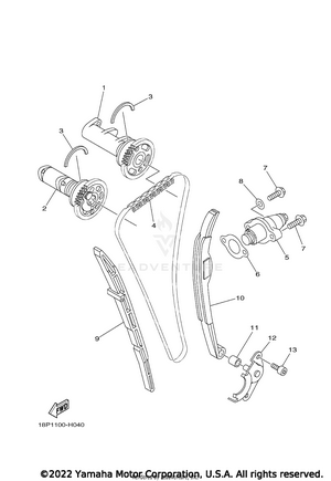Camshaft Chain Schematic