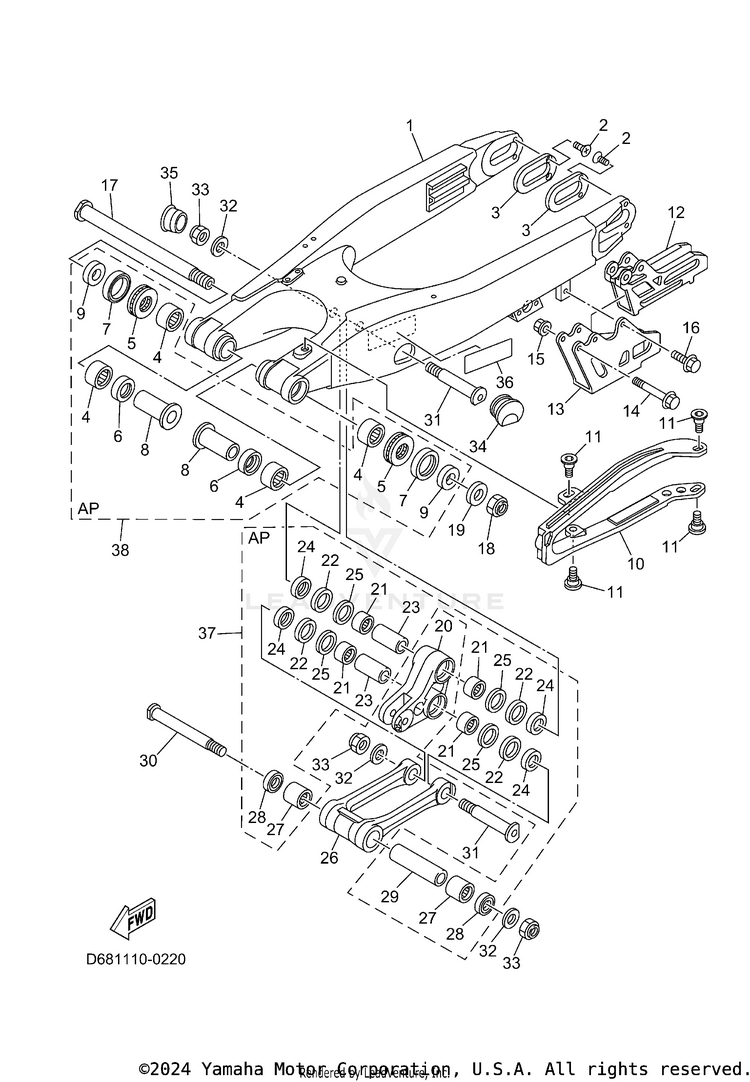 Rear Arm Schematic