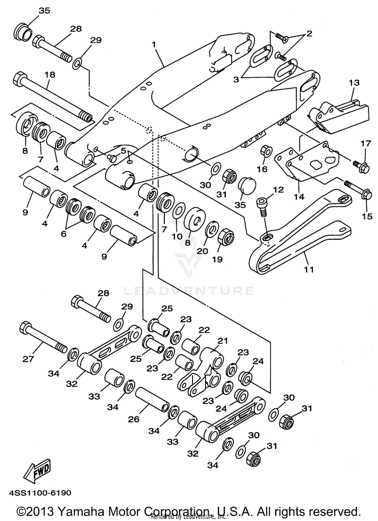 Rear Arm Schematic