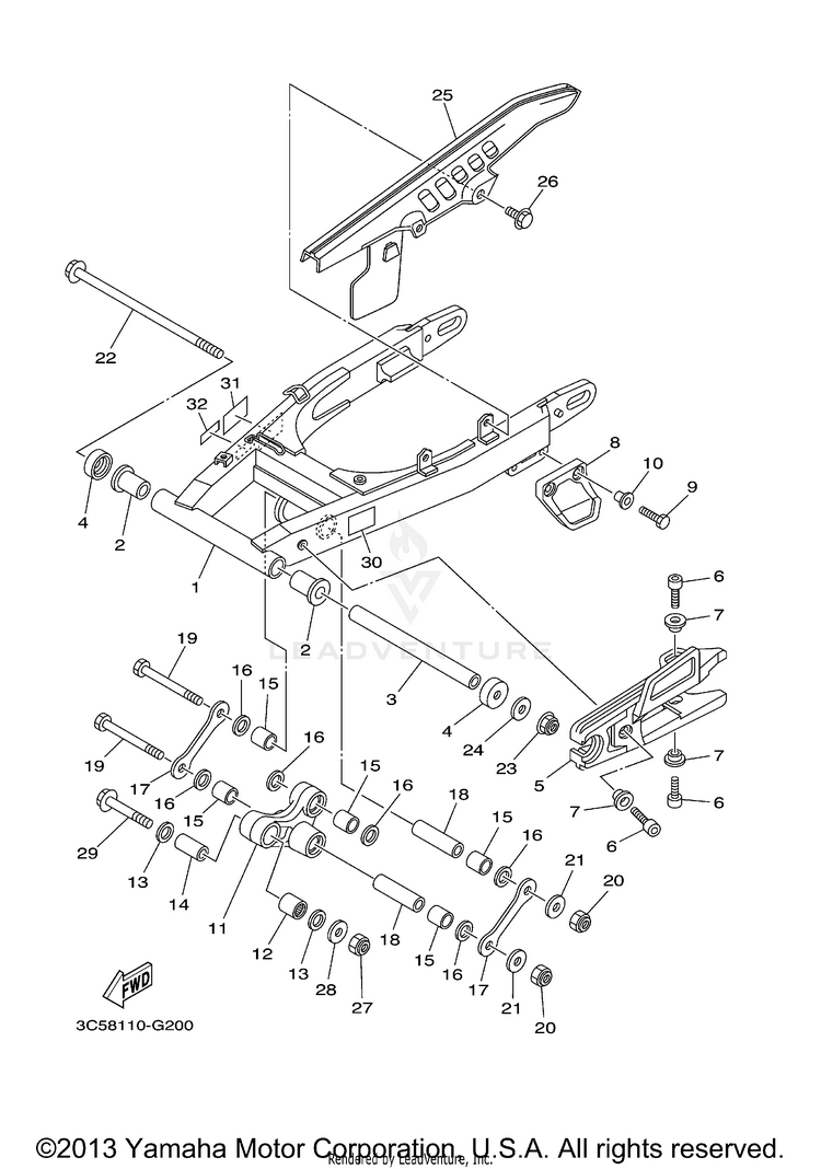 Rear Arm Schematic