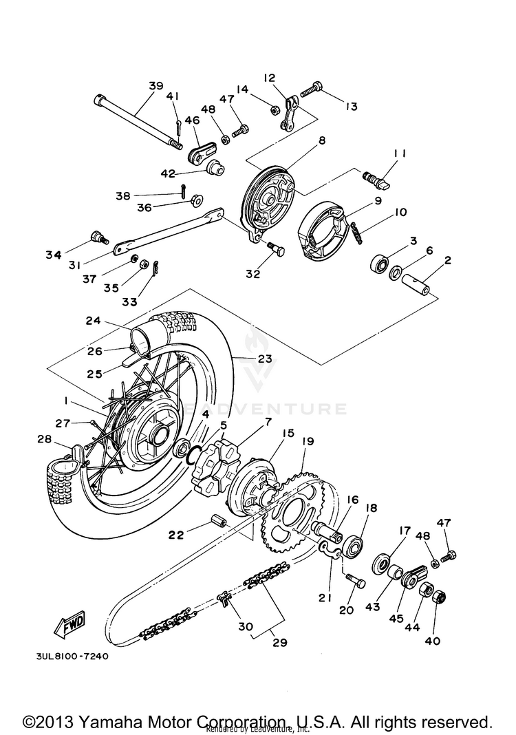 Rear Wheel Schematic