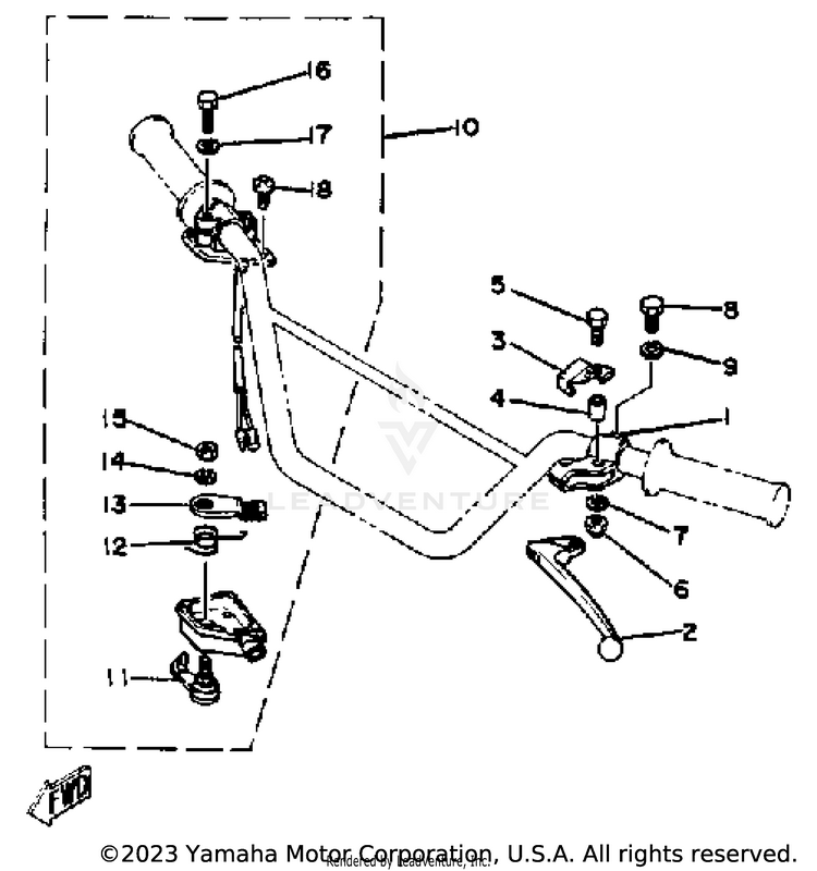 Handle Switch - Lever Yt125j Schematic