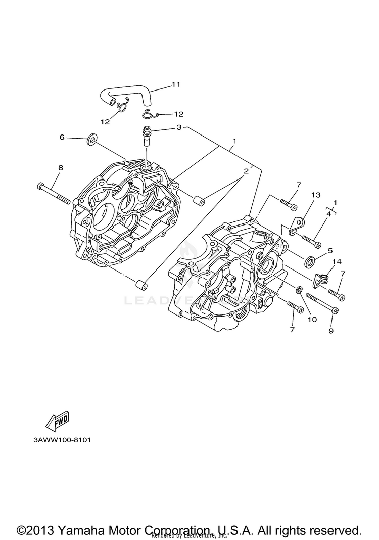 Crankcase Schematic