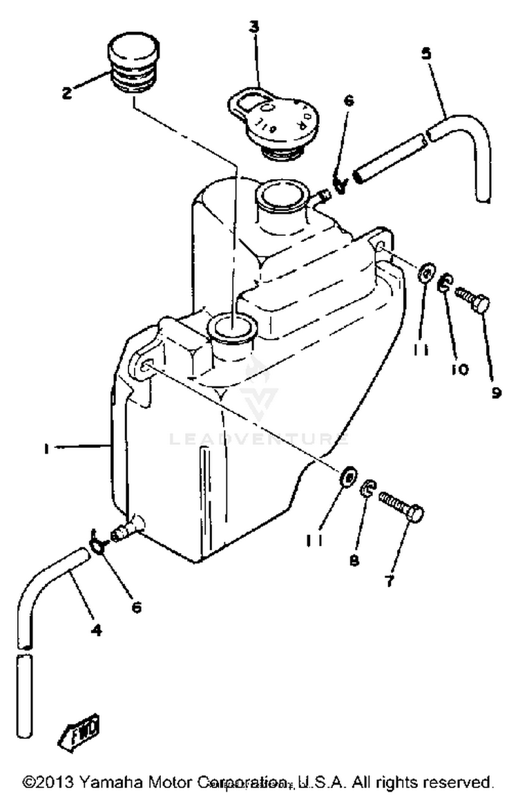 Oil Tank Mx100h - J - K Schematic