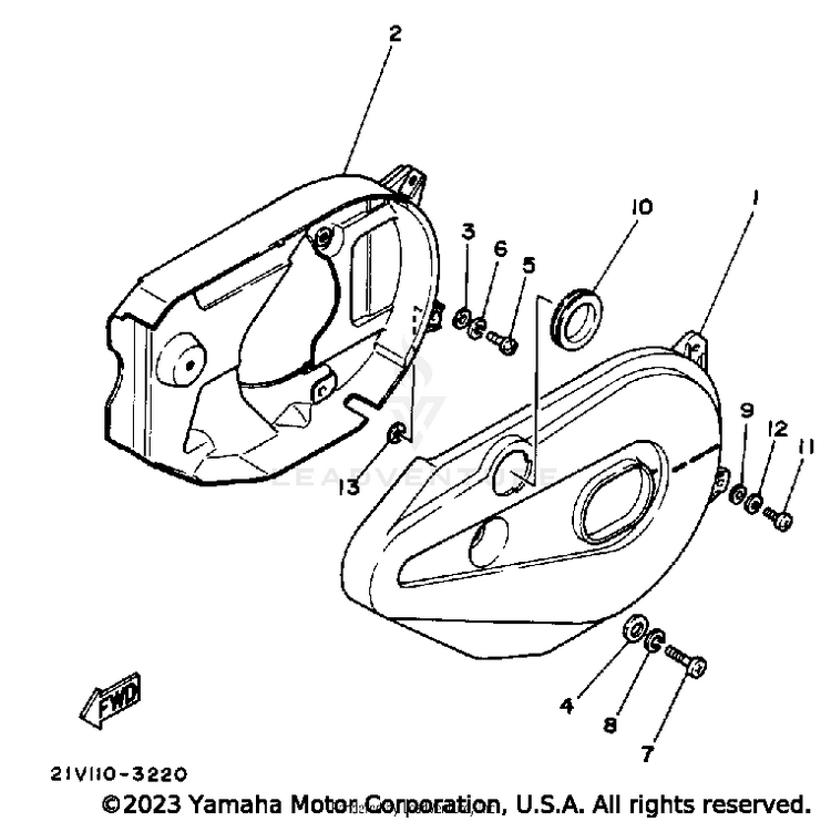Chain Case Schematic