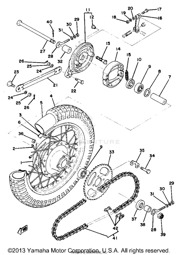 Rear Wheel Schematic