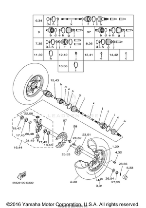 Front Wheel Schematic