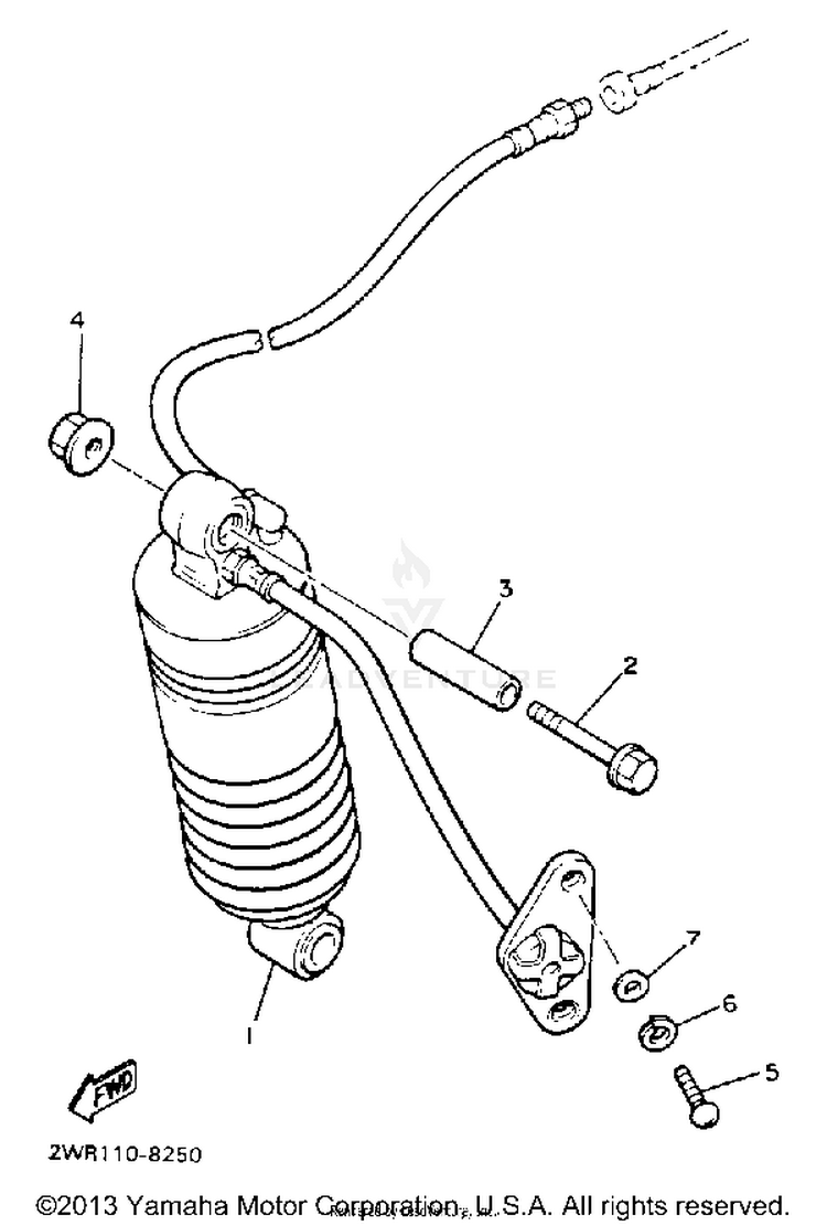 Rear Shocks Schematic