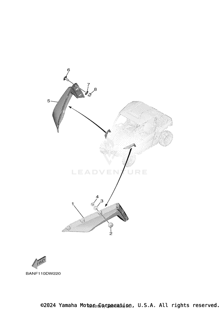 Fender WOLVERINE X2 EPS - YXE85WPAMS - 2021 Schematic