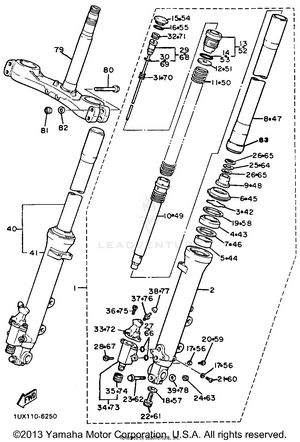 Front Fork Schematic