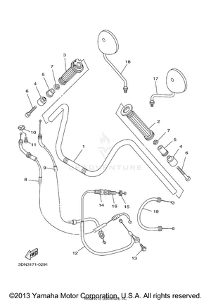 Steering Handle Cable Schematic