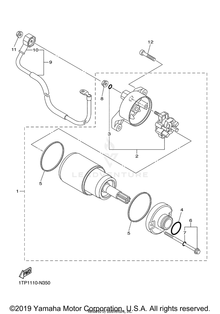 Starting Motor Schematic