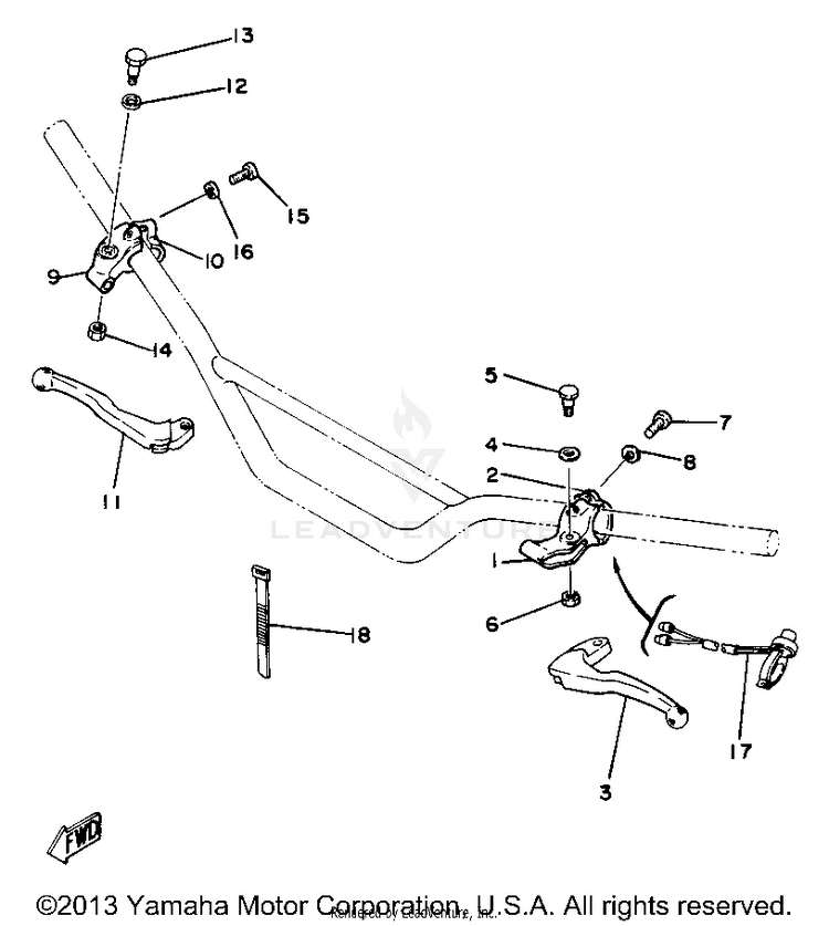 Handle Switch - Lever Schematic