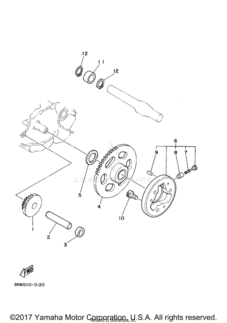 Starter Clutch Schematic