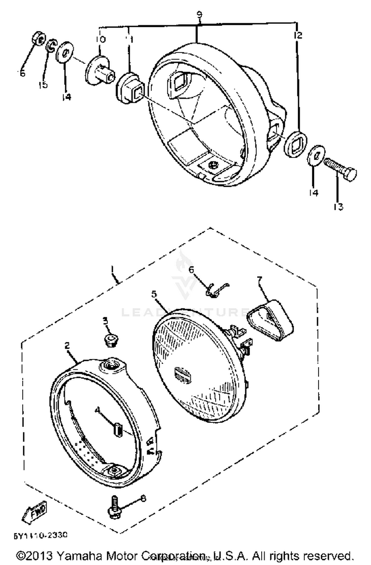 Headlight Schematic