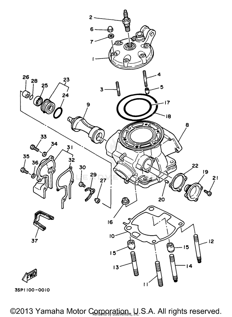 Cylinder Head Schematic