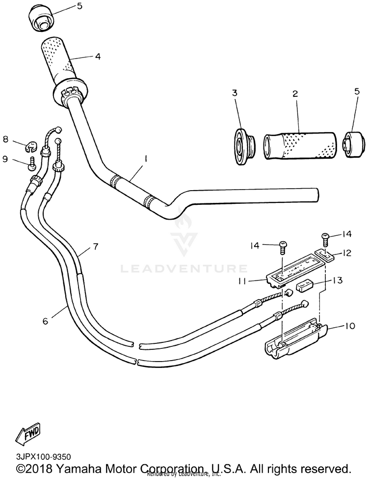 Steering Handle Cable Schematic