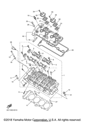 Cylinder Head Schematic