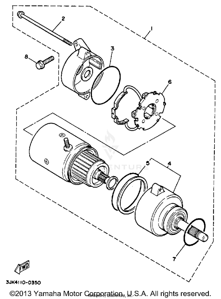 Starting Motor Schematic