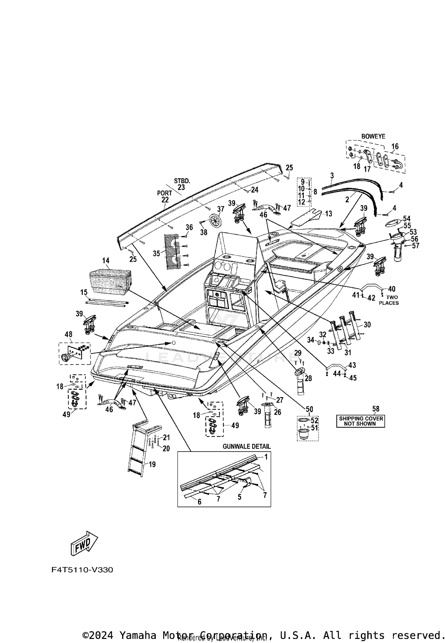 HULL DECK FITTINGS