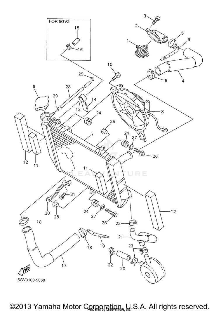 Radiator Hose Schematic