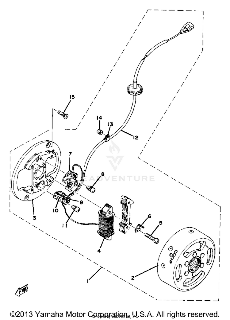 Flywheel Magneto Yz80d Schematic