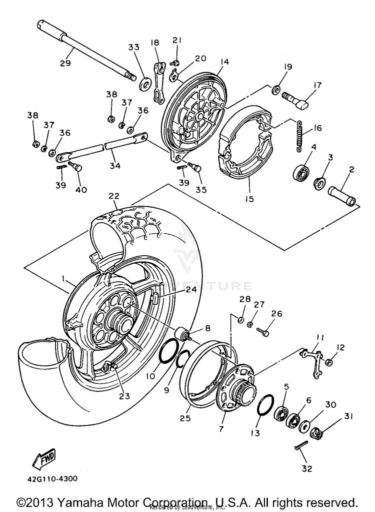 Rear Wheel Schematic