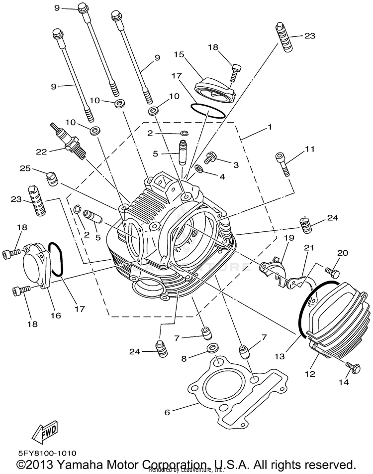 Cylinder Head Schematic
