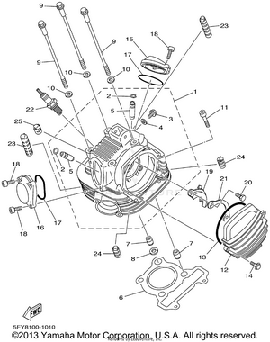 Cylinder Head Schematic