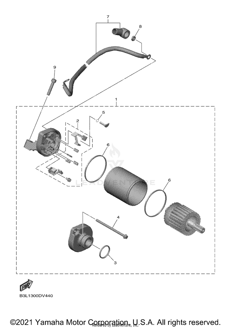 Starting Motor Schematic