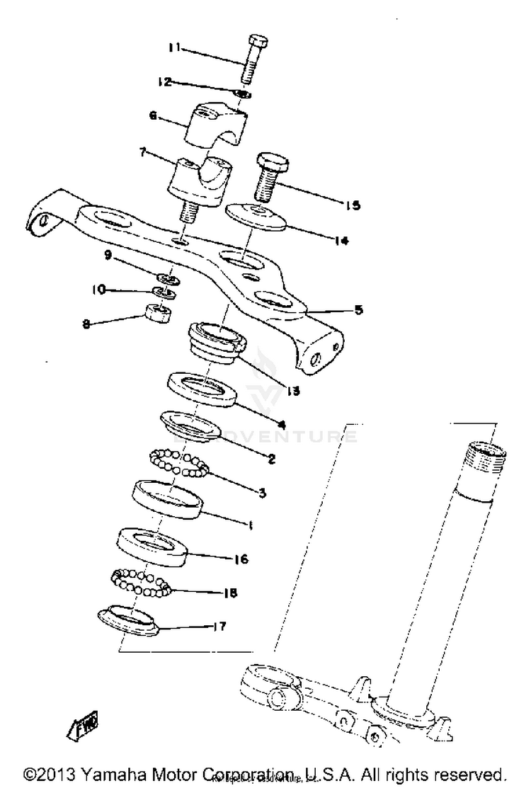 Steering Gt80e - Gt80g GT80E - 1978 Schematic