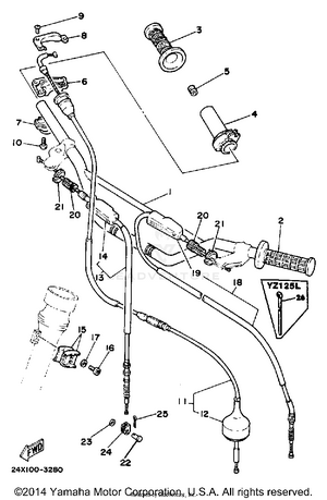 Handlebar Cable Schematic