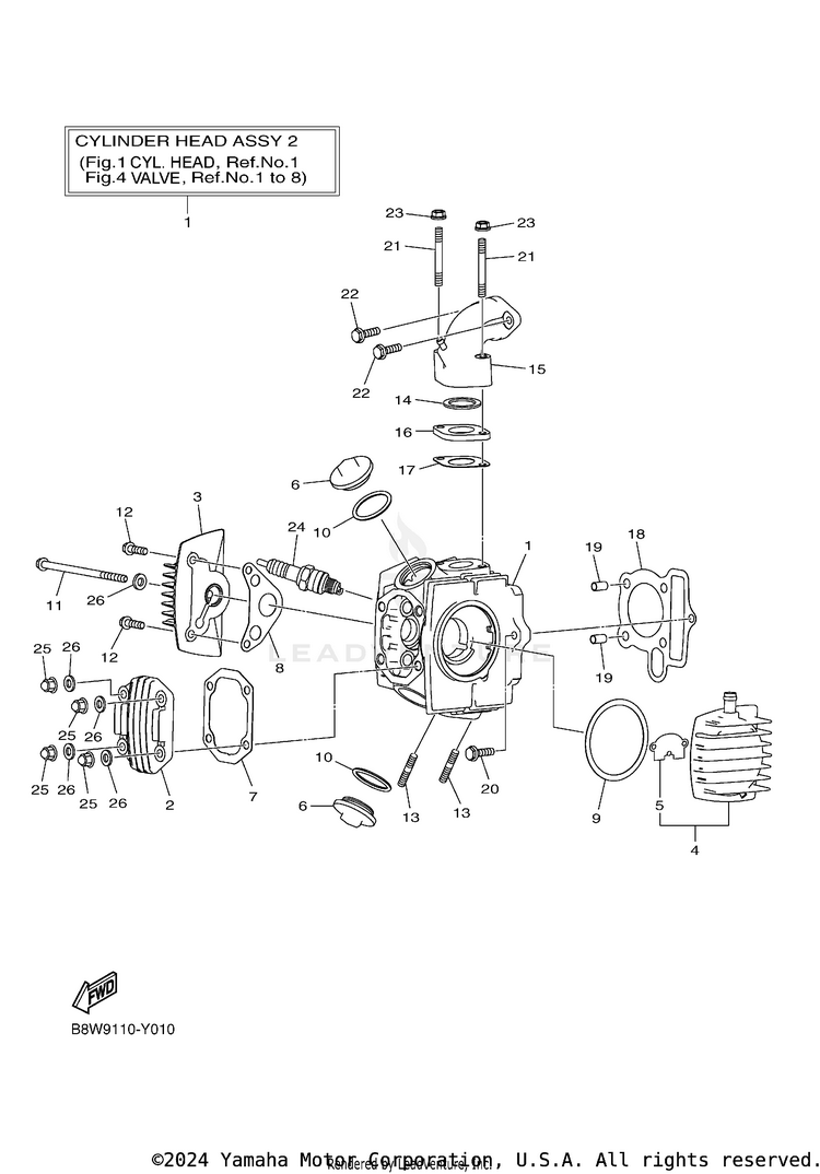 Cylinder Head Schematic