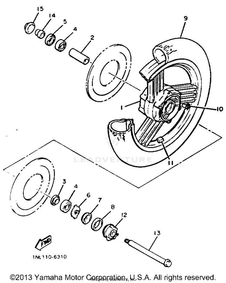 Front Wheel Schematic