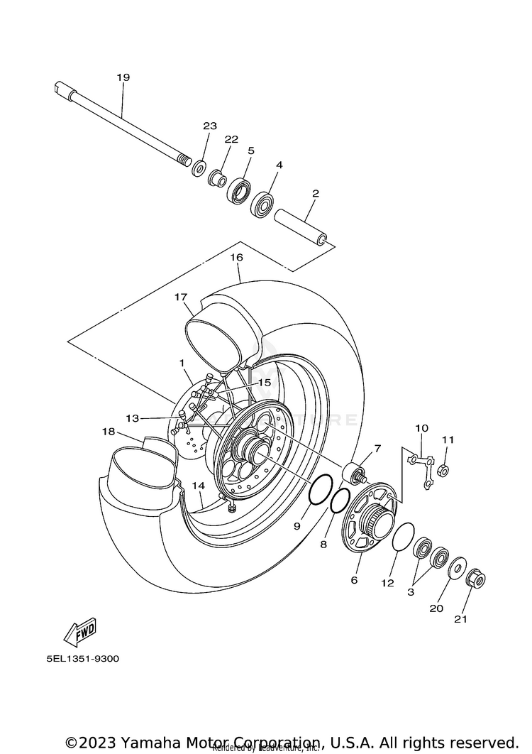 Rear Wheel Schematic