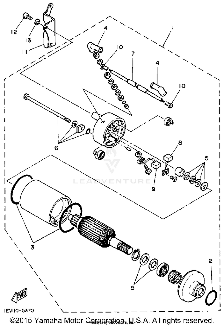 Starting Motor Schematic