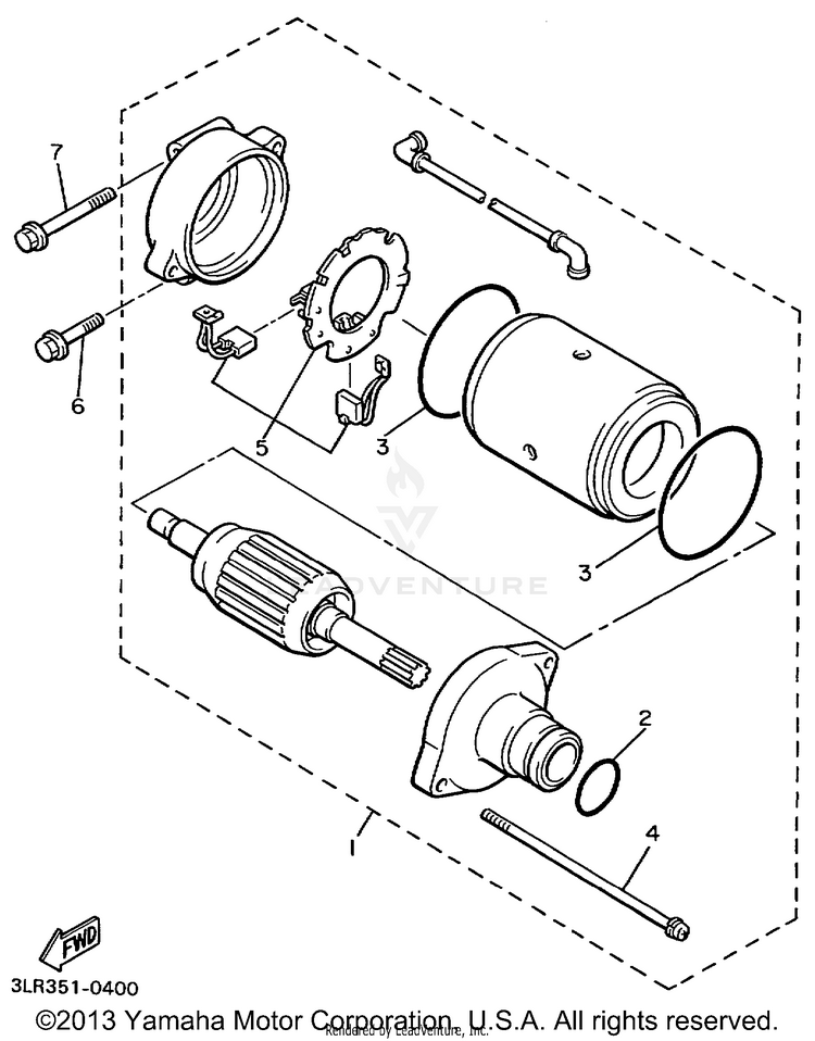Starting Motor Schematic