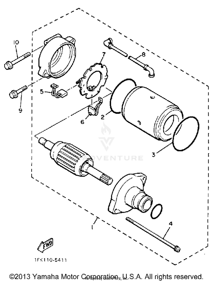 Starting Motor Schematic