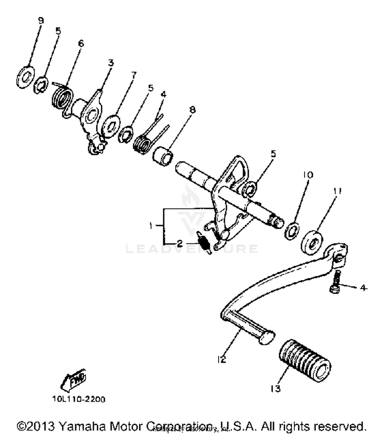 Shift Shaft Pedal Schematic