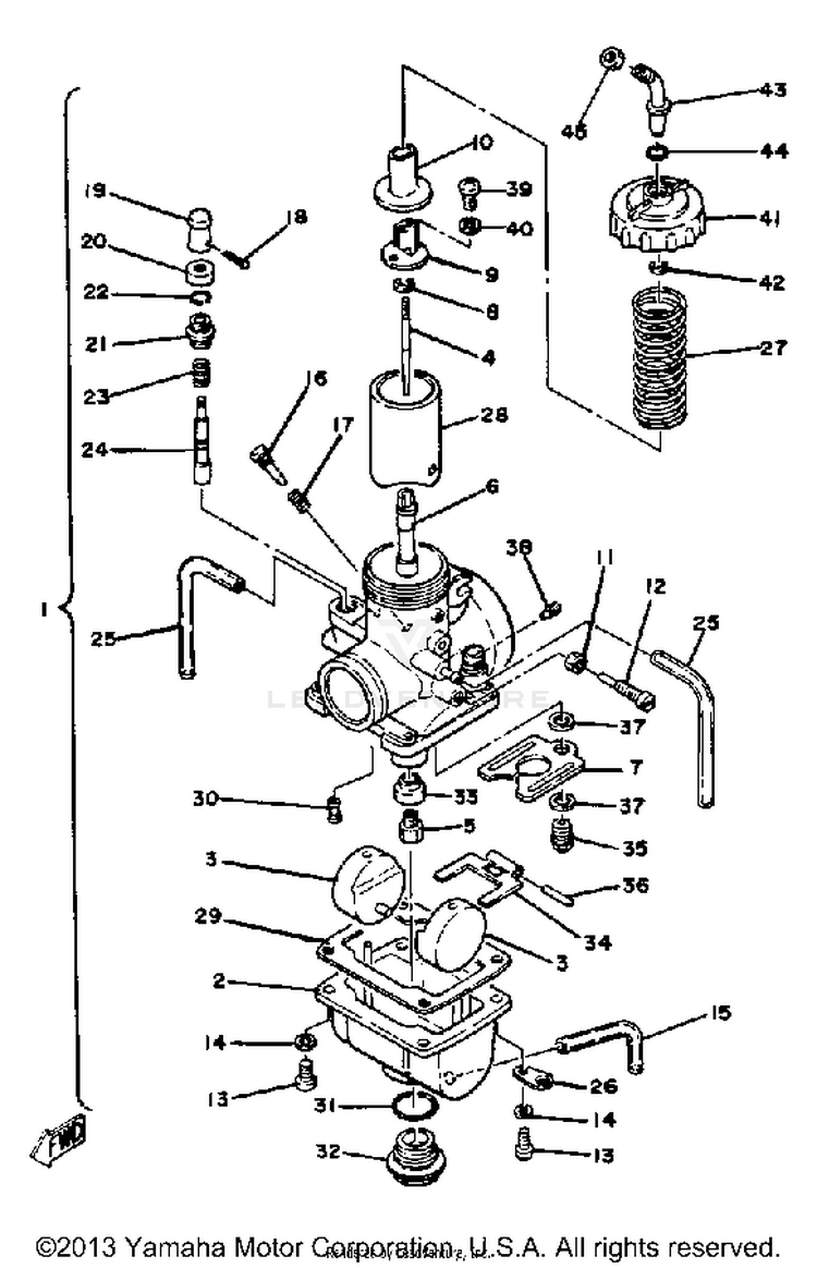 Carburetor Yz125g Schematic