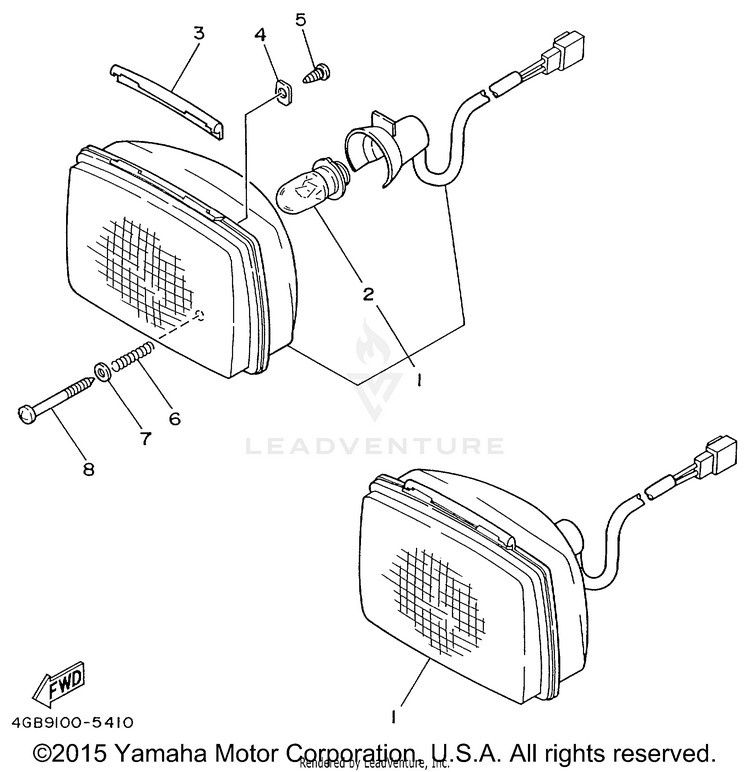 Headlight Schematic